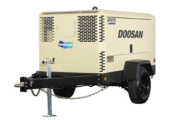 Doosan XP375 - 375 CFM Air Compressor Rental in Calgary, Edmonton, Fort McMurray, Lethbridge Alberta