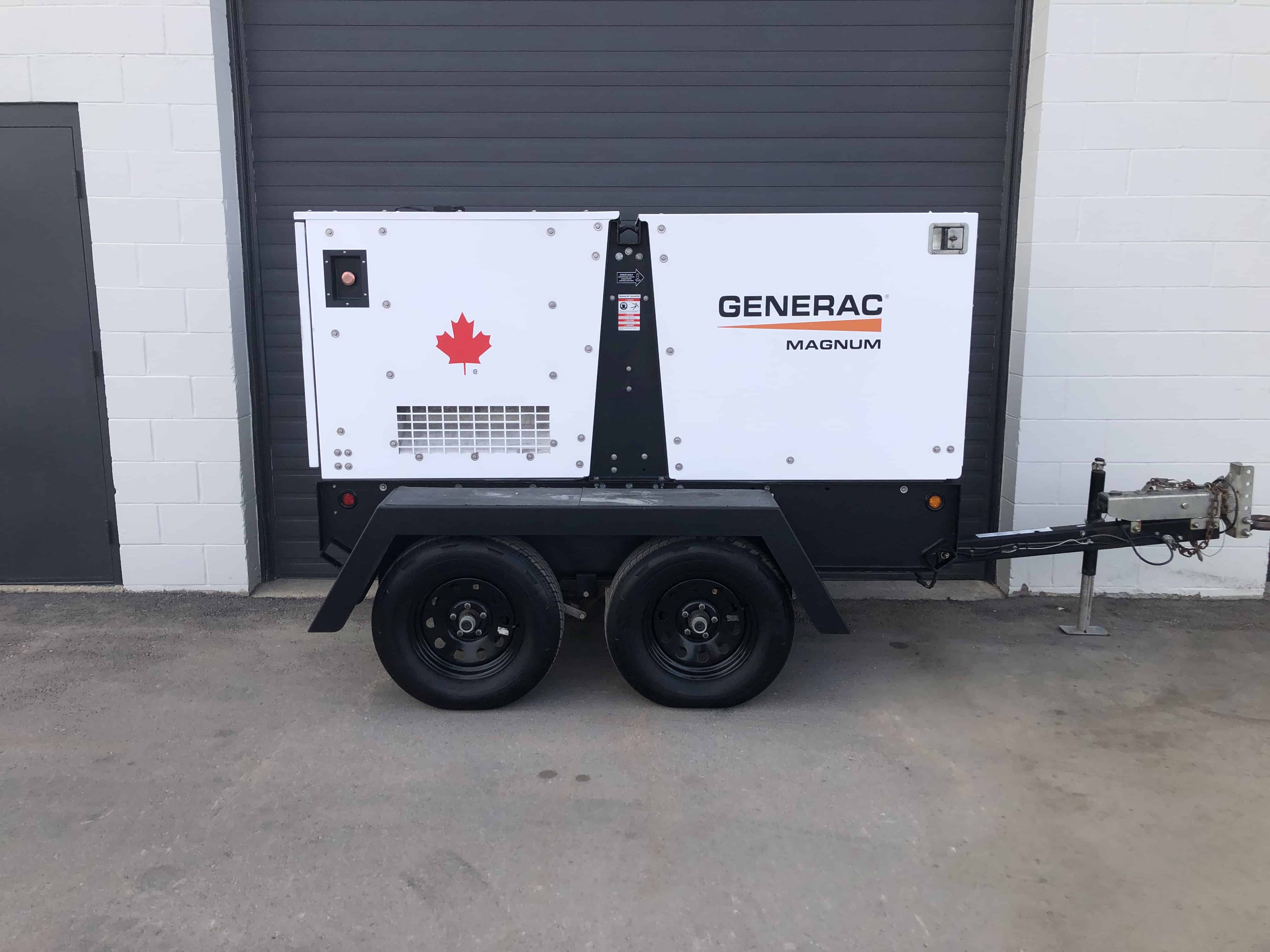 Used 35 KW Generac MMG45 for sale diesel generator genset in Victoria, Kamloops, Fort St John British Columbia